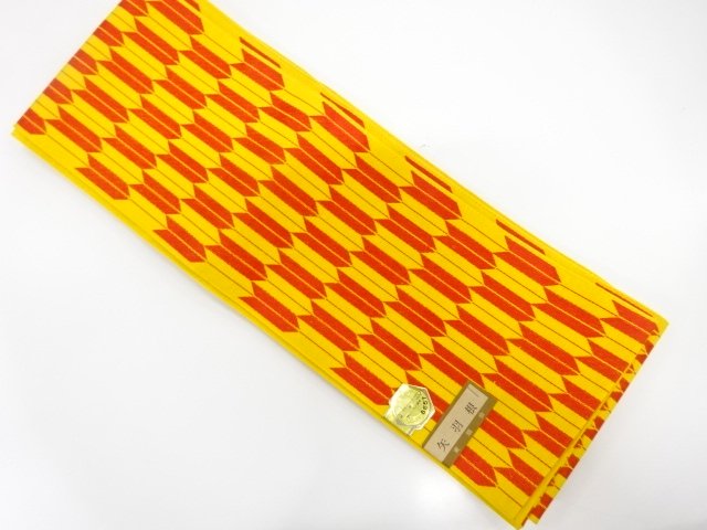 JAPANESE HANHABA OBI / UNUSED / WOVEN ARROW FEATHER